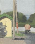 Clarice Beckett The Bus Stop Sweden oil painting artist